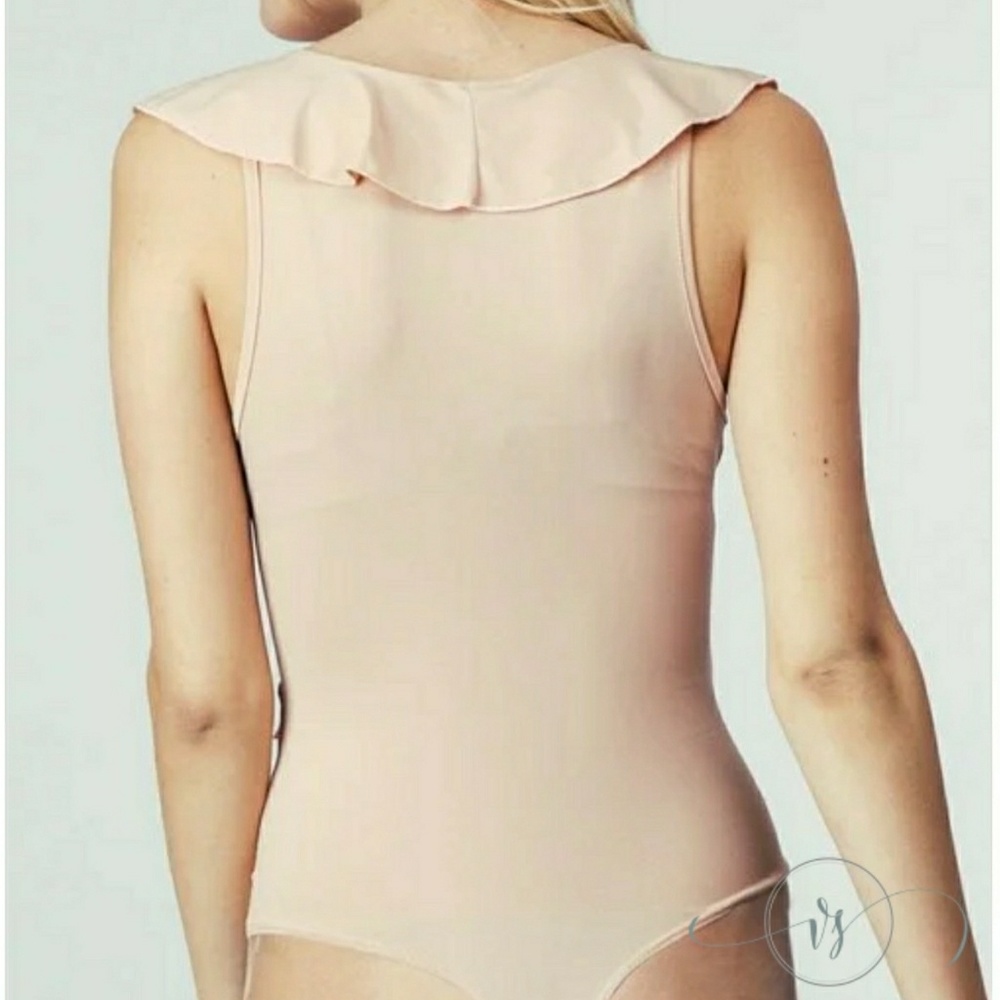 Blush Ruffle Bodysuit - Picture 2 of 5